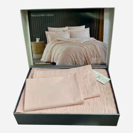 Комплект постільної білизни Maison D'or New Camile Cotton Pink євро