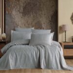 Купити Покривало з наволочками Gardines 240 x 260 см Beste Gri