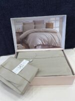 Постільна білизна з ранфорсу Maison D'or Richmond Beige євро — изображение 3