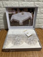Лляна скатертина Haspen Kardelen 160х220 см — изображение 2