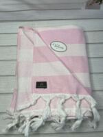 Рушник пляжний пештемаль Favorite 100x150 см Pink купити.