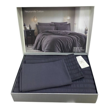 Комплект постільної білизни Maison D'or New Camile Cotton Antrasit євро