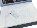 Комплект постільної білизни сатин бамбук Maison D'or Adrienne White Євро - Зображення 6