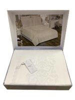 Комплект постільної білизни сатин бамбук Maison D'or Adrienne Cream Євро - Зображення 4
