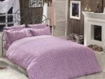 Комплект постільної білизни сатин люкс Maison D'or Rose Marine Lilac Полуторний — изображение 2