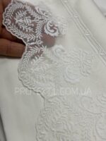 Постільна білизна сатин-жакард Maison D'or Mirabella Dantela Cream Євро — изображение 6