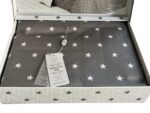 Комплект постільної білизни сатин Maison D'or Stars Grey євро — изображение 3