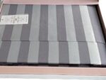 Комплект постільної білизни сатин бамбук Maison D'or Fous Linens Antrasit євро - Зображення 2