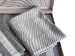 Комплект постільної білизни сатин бамбук Maison D'or Fous Linens Antrasit євро - Зображення 4