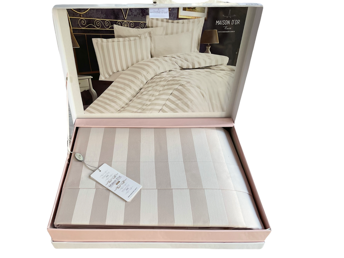 Комплект постільної білизни сатин бамбук Maison D'or Fous Linens Stone євро Комплект постільної білизни сатин бамбук Maison D'or Fous Linens Stone євро купити