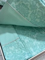 Комплект постільної білизни сатин люкс Maison D'or Rose Marine Ice Blue Полуторний — изображение 4