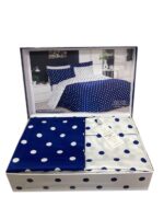 Комплект постільної білизни сатин Maison D'or Sweet Dreams Navy євро купити