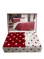 Комплект постільної білизни сатин Maison D'or Sweet Dreams Red євро купити