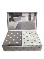 Комплект постільної білизни сатин Maison D'or Sweet Dreams Beige євро купити