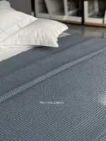 Вафельне плед покривало Maison D'or Emeline Grey 180x240 см - Зображення 5