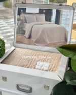 Літній комплект постільної білизни з покривалом Maison D`or Prestine Beige 240x260 см - Зображення 5