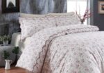 Комплект постільної білизни преміум сатин Maison D'or Lady Roses Beige Сімейний — изображение 3