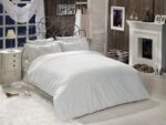 Комплект постільної білизни сатин люкс Maison D'or Rose Marine White Євро - Зображення 2