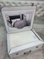 Вафельне плед покривало Maison D'or Emeline Cream 180x240 см - Зображення 3
