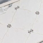 Комплект постільної білизни люкс сатин Maison D'or Juanna Ecru-Dark Lilac Євро — изображение 2