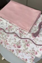 Комплект постільної білизни преміум сатин Maison D'or Lady Roses Rose Сімейний — изображение 2