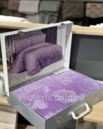 Комплект постільної білизни Maison D'or Ambre Dark Lilac тенсел, євро - Зображення 3