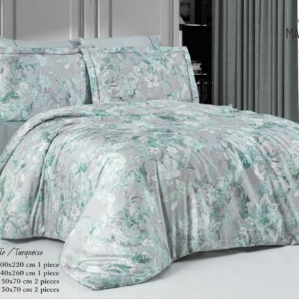 Комплект постільної білизни Maison D'or Lily Turquoise тенсел
