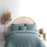 Комплект постільної білизни Limasso Bassin 200 х 220 см Mineral Blue. Купити