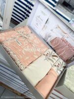 Постільна білизна з мусліновим пледом-піке Istanbul Armoni Coral Євро — изображение 3