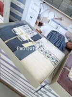 Постільна білизна з літнім пледом-піке Istanbul Anatolia Mavi Євро - Зображення 2