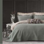Вафельне покривало з наволочками Istanbul Vanessa 240x260 см Yesil Купити.