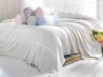 Плед-покривало махра-пештемаль Maison D’or Babette Grey 160x220 см - Зображення 3