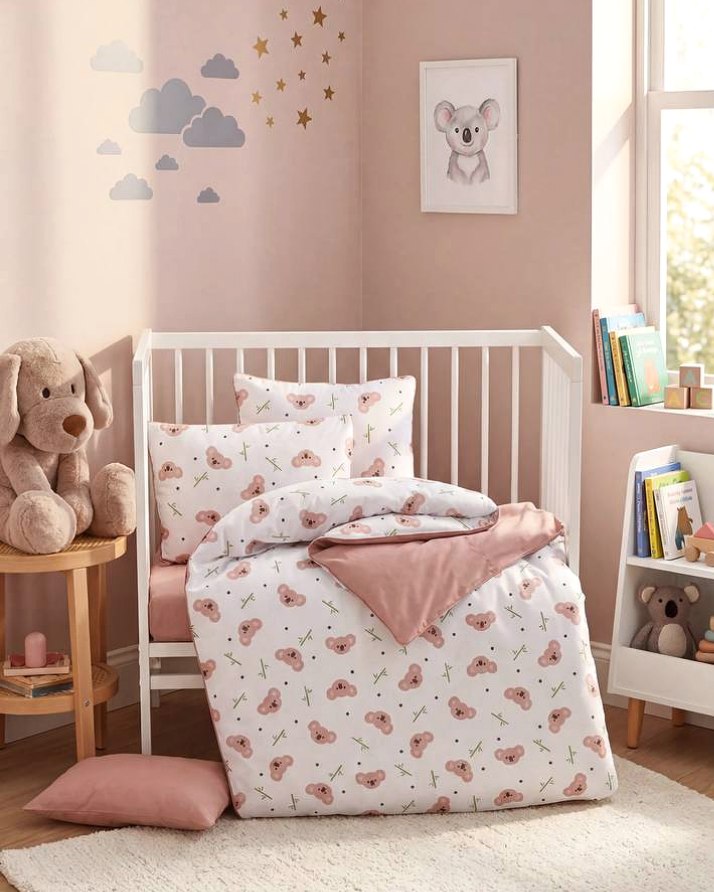 Дитяча постільна білизна з ковдрою в ліжечко Maison D'or Bebico Little Koala Дитяча постільна білизна з ковдрою в ліжечко Maison D'or Bebico Little Koala Купити