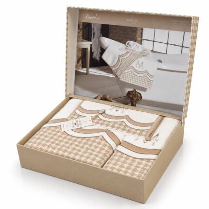 Набір махрових рушників Maison D’or Lowes White-Beige Купити
