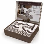 Набір махрових рушників Maison D’or Lowes White-Brown Купити