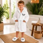 Дитячий махровий халат з капюшоном Maison D'or Luna Enfants Blue 9-11 років Купити