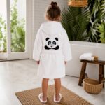 Дитячий махровий халат з капюшоном Maison D'or Luna Enfants Pink 3-4 роки — изображение 2