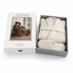 Мусліновий халат Maison D’or Nature Comfort Cream унісекс кремовий — изображение 4