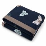 Постільна білизна з єгипетської бавовни з літньою ковдрою Summer Butterfly Blue, Євро - Зображення 3