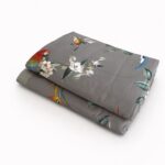 Постільна білизна з єгипетської бавовни з літньою ковдрою Summer Paradise Birds Grey, Євро - Зображення 3
