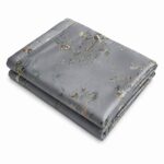 Постільна білизна з єгипетської бавовни з літньою ковдрою Silver Paradise Grey, Євро - Зображення 3