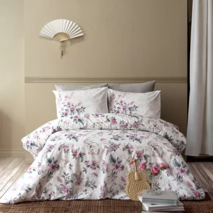 Постільна білизна First Choice Ranforce Sheran Grey Сімейна