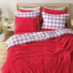 Купити Комплект теплої постільної білизни полуторний SHERWOOD Cozy Istanbul Kirmizi