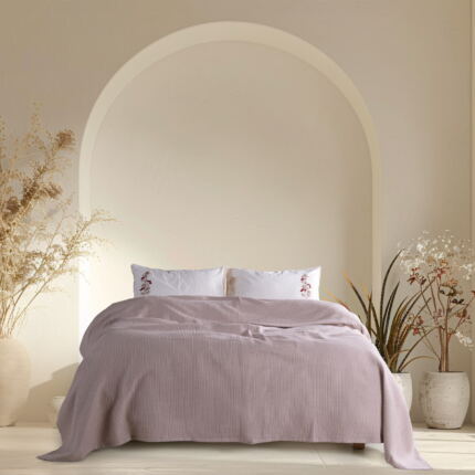 Постільна білизна з покривалом Turkiz Stonewashed 220х230 см Gul Tomurcuk Купити